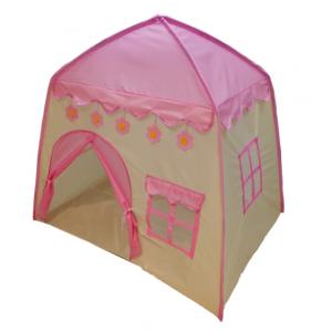 Kids play flower house 