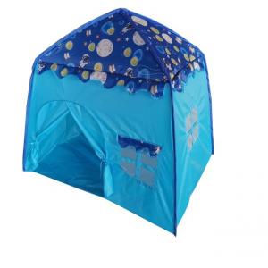 Kids play flower house