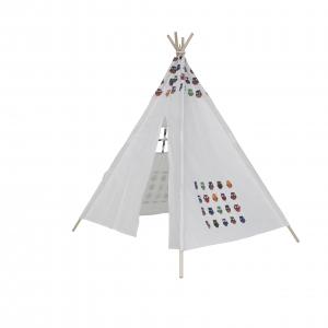 kids wood teepee tent  